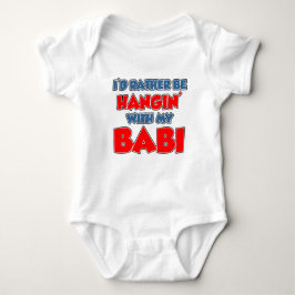 Body Para Bebê Preferencialmente Be Hangin Babi