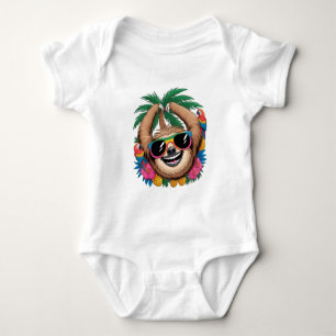 Body Para Bebê Preguiça Tropical Kawaii – Vibrações Agradáveis de