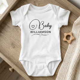 Body Para Bebê Presente de Anúncio de Gravidez - Nome Personaliza