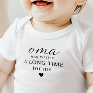 Body Para Bebê Presente de Bodysuit Oma Esperou