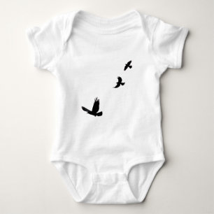 Body Para Bebê Presente de Raven & Common Grackles Birdlovers