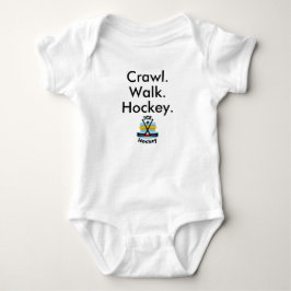 Body Para Bebê Presente de Recém-Nascido de Hóquei, Hóquei no Gel