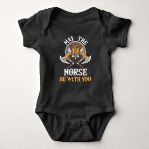 Body Para Bebê Presente de Viking - pode os noruegueses ser com