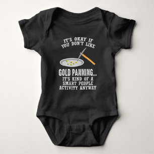 Body Para Bebê Presente Dourado de Panning - Mineiro Engraçado de
