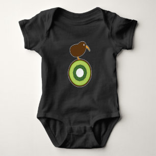 Body Para Bebê Presente engraçado da fruta de quivi do pássaro
