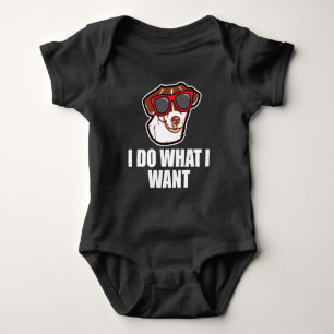 Body Para Bebê Presente engraçado do cão de Jack Russell Terrie
