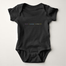 Presente engraçado para chá de bebê de programador