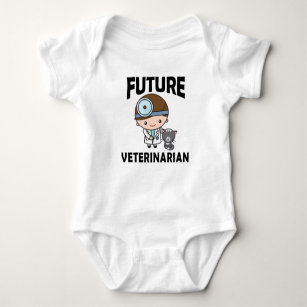 Body Para Bebê Presente Gelado Veterinário Futuro