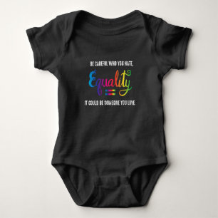 Body Para Bebê Presente para igualdade do Orgulho LGBT