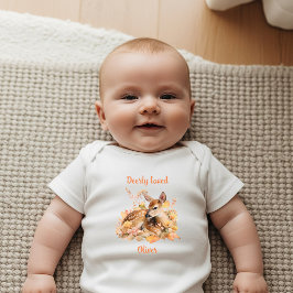 Body Para Bebê Presente Personalizado Adorado Recém-Nascido