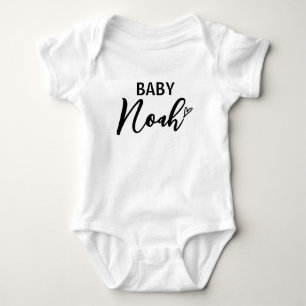 Body Para Bebê Presente Personalizado de Anúncio do Nome do Bebê