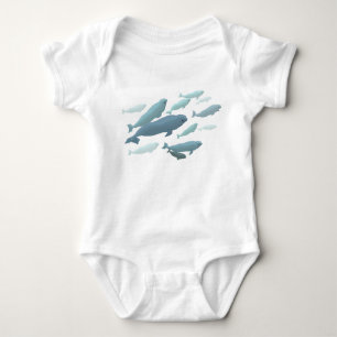 Body Para Bebê Presentes bonitos da baleia do bebê do Creeper da