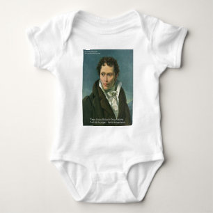 Body Para Bebê Presentes com Citação de Arthur Schopenhauer "Naçõ