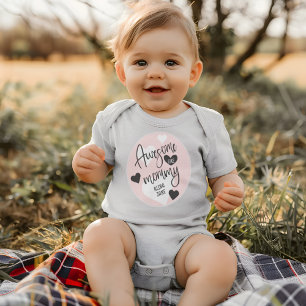 Body Para Bebê Presentes com Corações Cor-de-Rosa Incríveis Como