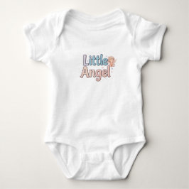 Body Para Bebê Presentes de Cute Sleeping Little Angel Abraçando