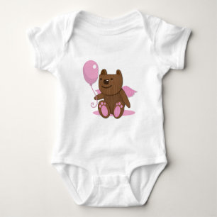 Body Para Bebê Presentes de madeira bonitos do rolamento do urso