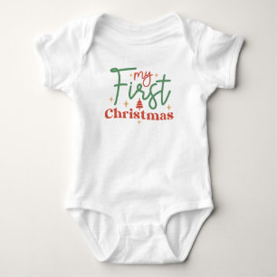 Body Para Bebê Presentes de primeiro Natal para bebês recém-nasci