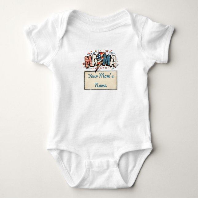 Body Para Bebê presentes dia das mães - mamãe (Frente)