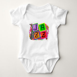 Body Para Bebê Presentes dos amantes de música jazz
