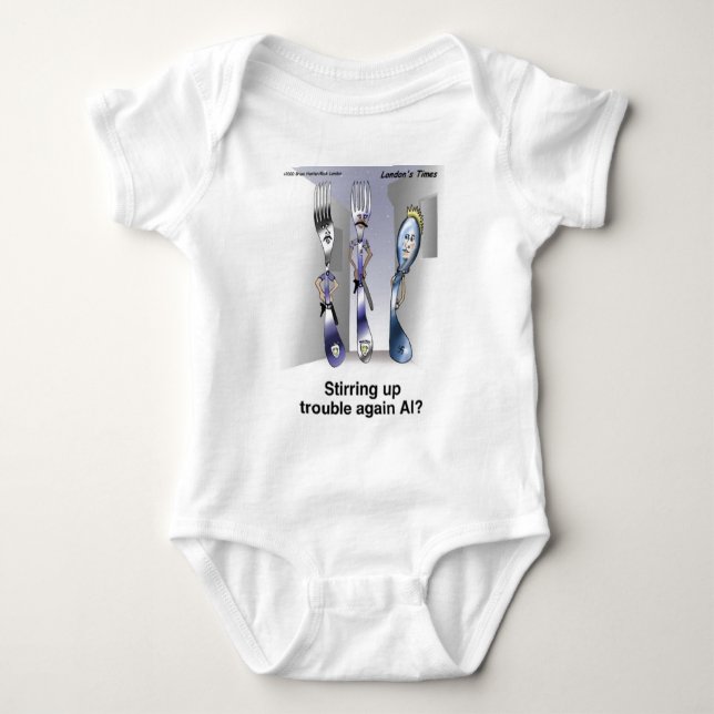 Body Para Bebê Presentes e Colecionáveis de Cartoon Engraçado da  (Frente)