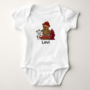 Body Para Bebê Presentes personalizados do Pequeno Urso de Fogo d