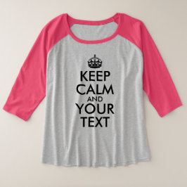 Body Para Bebê Preto Mantenha-se Calmo e Texto