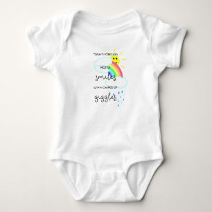Body Para Bebê Previsão feliz