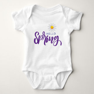 Body Para Bebê primavera
