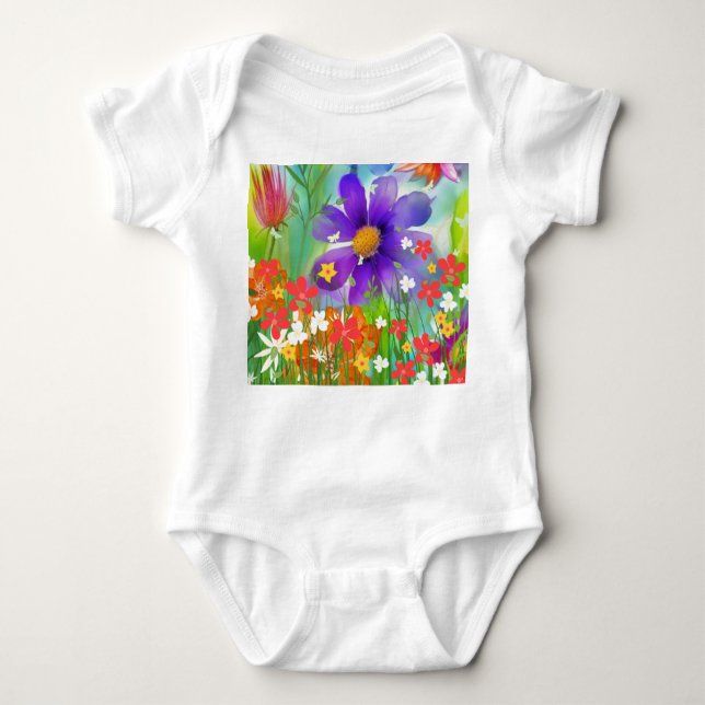 Body Para Bebê Primavera glorioso (Frente)