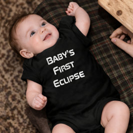 Body Para Bebê Primeira blusa Eclipse Solar Eclipse 2026 do bebê