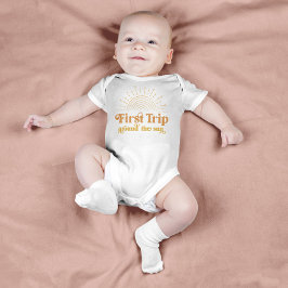 Body Para Bebê Primeira Viagem Em Torno Do Sol Primeiro Aniversár