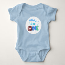 primeiro aniversario rosquinha doce azul