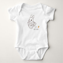 Primeiro coelho de Páscoa personalizado
