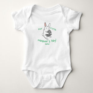 Body Para Bebê Primeiro Dia de as mães de Tokki