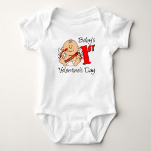 Body Para Bebê Primeiro Dia dos Namorados do Bebê