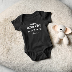 Body Para Bebê Primeiro Dia dos Pais Personalizado