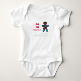 Body Para Bebê Primeiro Natal do Bebê