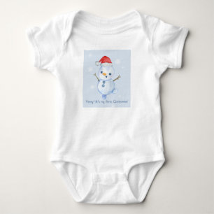 Body Para Bebê Primeiro Natal para um bebê