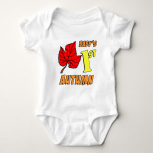 Body Para Bebê Primeiro outono do bebê