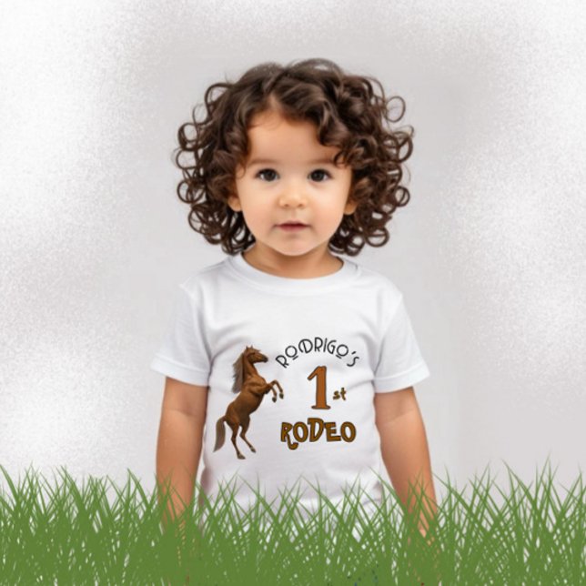 Body Para Bebê Primeiro Rodeio (Criador carregado)