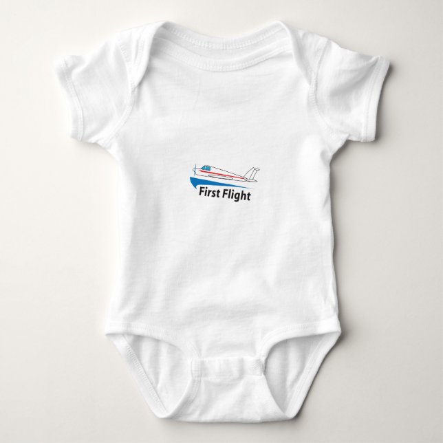 BODY PARA BEBÊ PRIMEIRO VOO (Frente)
