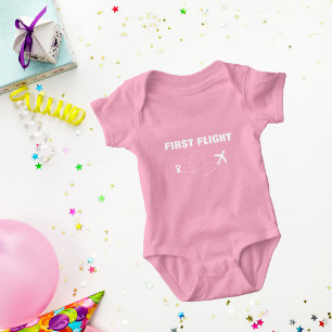 Body Para Bebê Primeiro VOO do Bebê, Avião Legal, Viagem