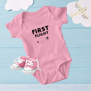 Body Para Bebê Primeiro VOO do Bebê, Avião Legal, Viagem, Fofo
