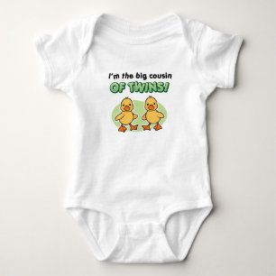 Body Para Bebê Primo grande de presentes dos gêmeos - patos