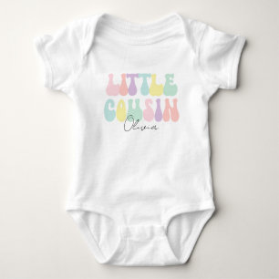 Body Para Bebê Primo Pequeno Pastel Personalizado   Personalizado
