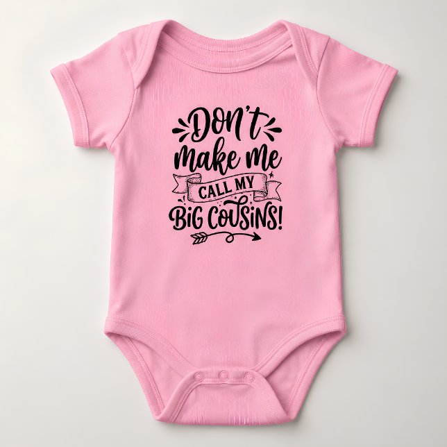 Body Para Bebê Primos Grandes Engraçados (Criador carregado)