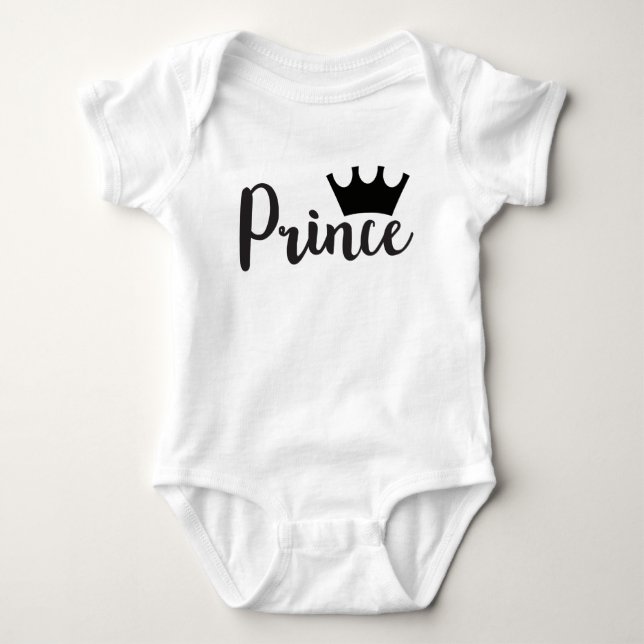 Body Para Bebê Prince - Baby Onsie (Frente)