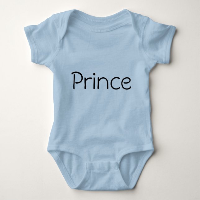 Body Para Bebê Prince Onsie (Frente)