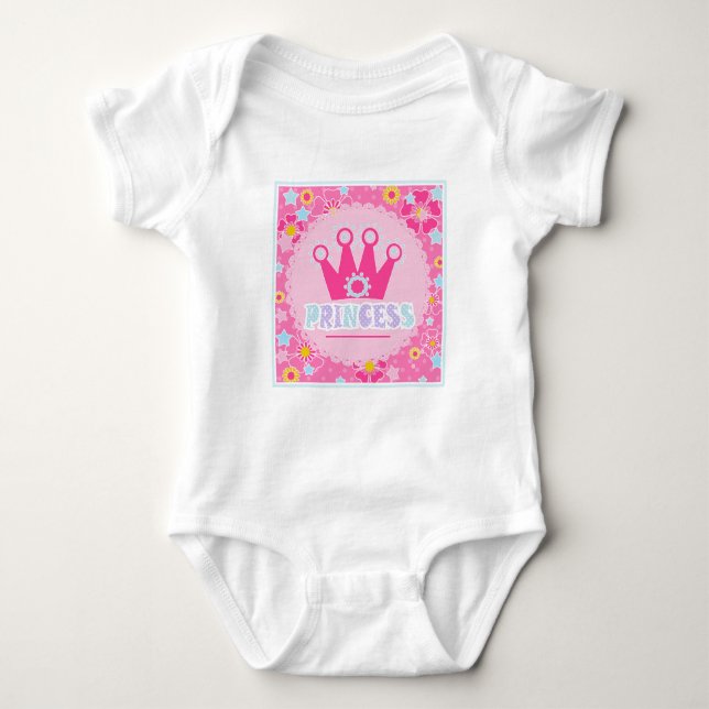 Body Para Bebê Princesa . (Frente)