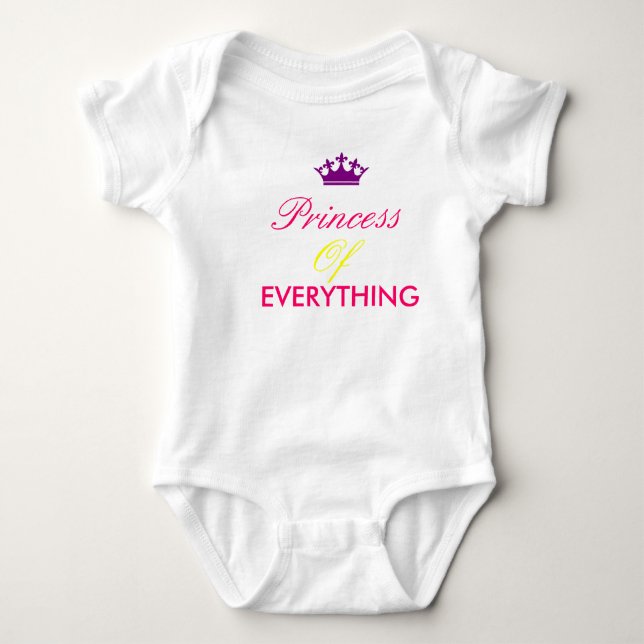 Body Para Bebê Princesa (Frente)